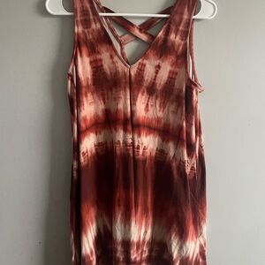Alya Rust Sleeveless Top